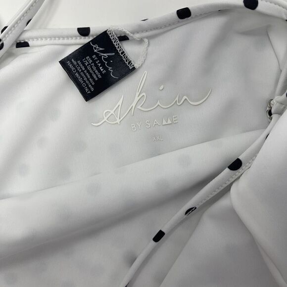 SKIN by SAME Swim One Piece White black Polka Dot xs - Picture 6 of 7